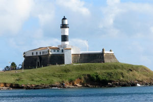 Der Leuchtturm Farol da Barra 