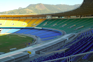 Das weltberühmte Maracanã Stadion in Rio de Janeiro