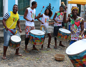 In Brasilien ganzjährig allgegenwärtig: Gute Laune und Samba